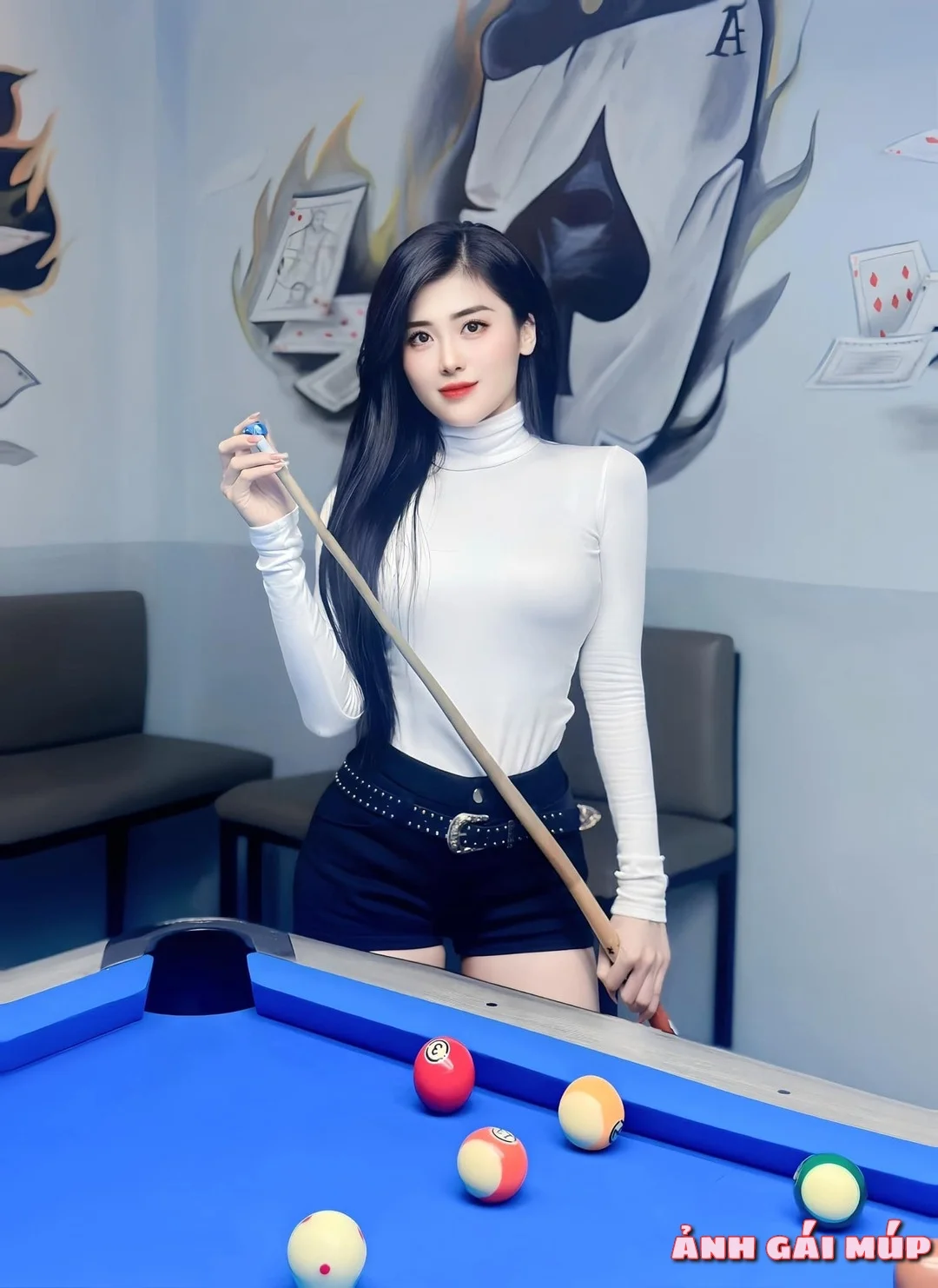 anhgaimup review con gai choi bida 080 Ảnh Con Gái Chơi Bida: 200+ Nét Sexy Và Quyến Rũ của Gái Đánh Billiards Ảnh Gái Đẹp