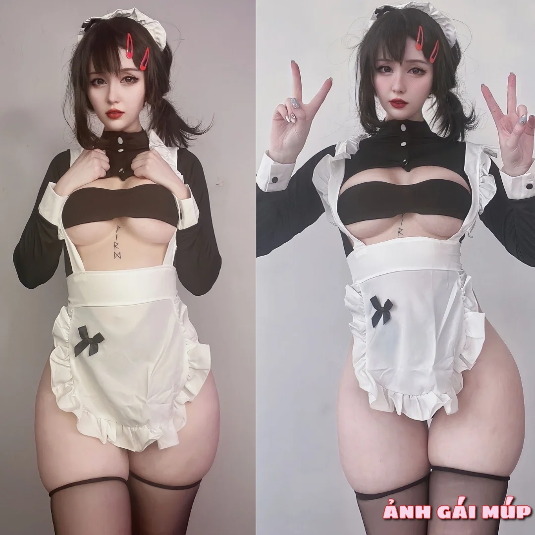 anhgaimup review anh cosplay hau gai 256 300 Ảnh Cosplay Hầu Gái: Căng Tròn, Nuột Nà Cô Hầu Gái Của Tôi Ảnh Gái Sexy