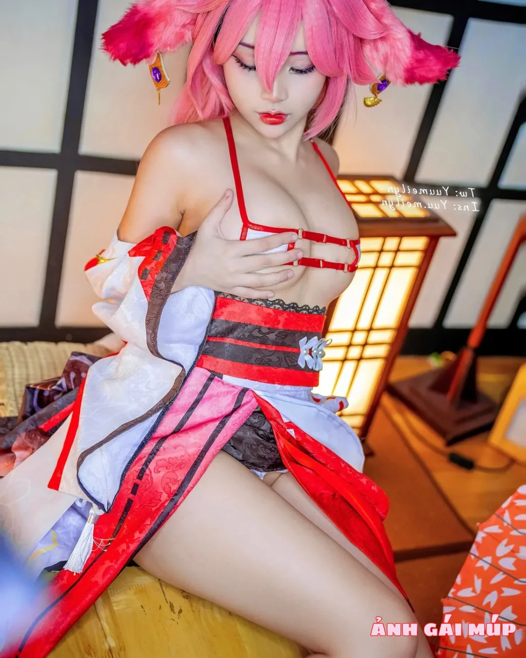 anhgaimup com review anh gai cosplay YuumeiLyn 114 Ngắm YuumeiLyn: Cosplayer Việt Mông Tròn, Vú Mọng, Đẹp Không Tì Vết Ảnh Gái Sexy