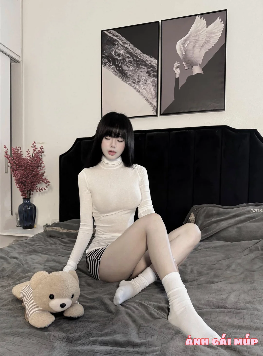 anhgaimup review anh co giao huong loramen 066 Cô Giáo Hương Loramen: "Nữ Thần Phòng The" Siêu Gợi Tình Bỏng Cháy Ảnh Gái Xinh