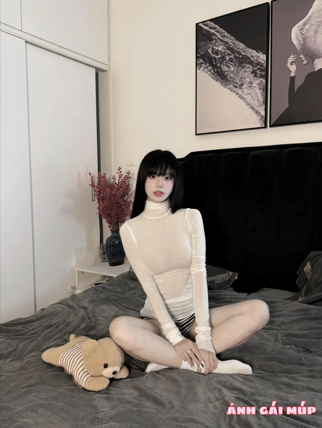 anhgaimup review anh co giao huong loramen 068 Cô Giáo Hương Loramen: "Nữ Thần Phòng The" Siêu Gợi Tình Bỏng Cháy Ảnh Gái Xinh