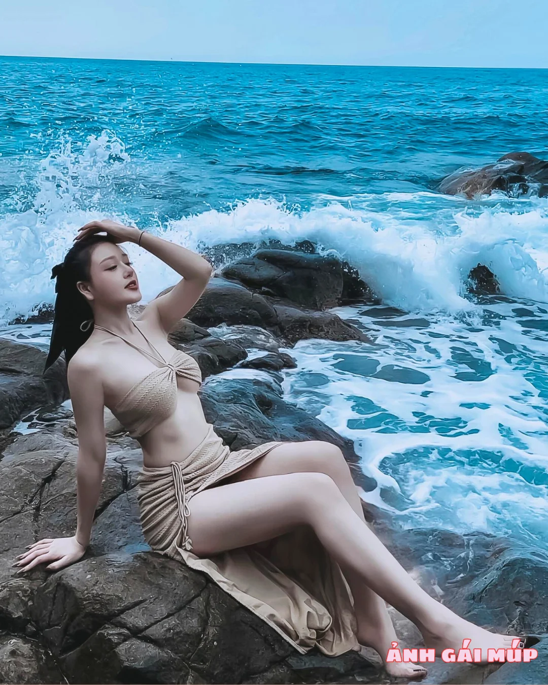 anhgaimup review anh gai xinh chup anh tai bai da song hong 242 Bãi Đá Sông Hồng: Nơi 500 Gái "Ngon" Thả Dáng Sống Ảo Ảnh Gái Đẹp