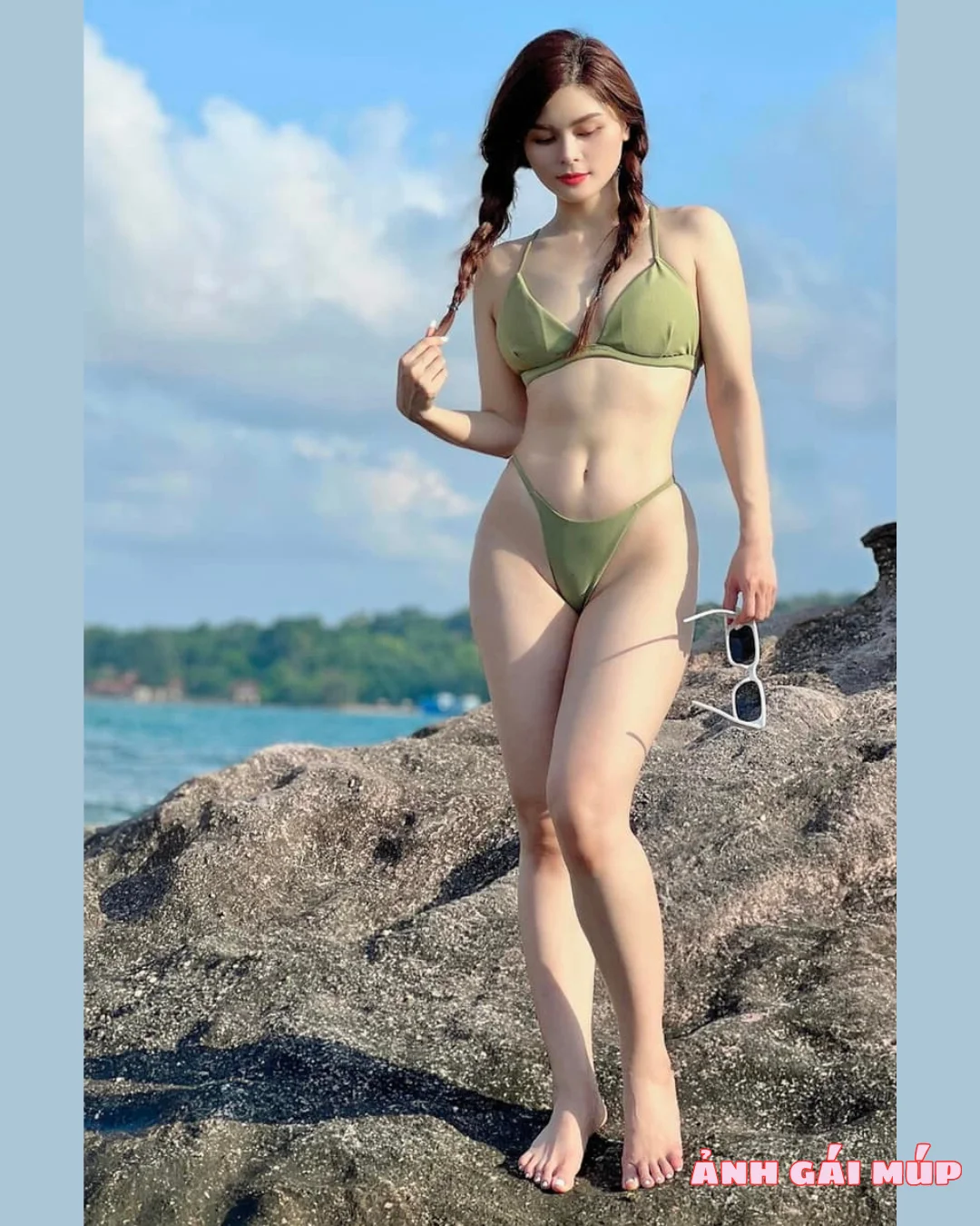 anhgaimup review anh gai xinh chup anh tai bai da song hong 295 Bãi Đá Sông Hồng: Nơi 500 Gái "Ngon" Thả Dáng Sống Ảo Ảnh Gái Đẹp
