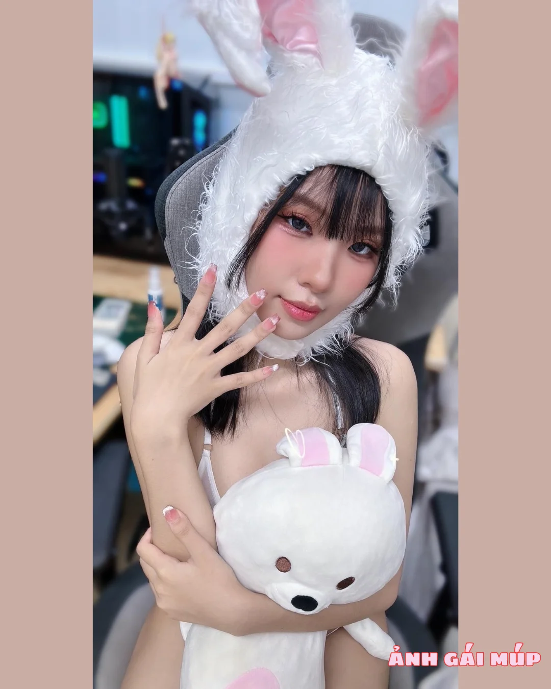 anhgaimup review bo anh gai cosplay tho sexy 085 Gái Cosplay Thỏ Sexy: Tuyệt Tác Đường Cong Phồn Thực Mọng Nước Ảnh Gái Sexy